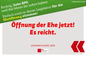Sharepic Eheöffnung SPD Kahrs